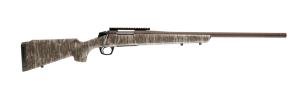 CVA CR3999MOBL Cascade XT 7mm PRC 2+1 24″ Midnight Bronze Cerakote Fluted Threaded Steel Barrel & Receiver w/Picatinny Rail  Mossy Oak Bottomland Adjustable Synthetic Stock  Right Hand