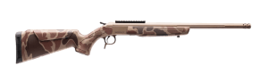 CVA CR4446D Scout Takedown 300 Blackout 1rd 16.50" Flat Dark Earth Cerakote Threaded Barrel Flat Dark Earth Cerakote Stainless Steel Receiver w/Picatinny Rail Duck Camo Synthetic Stock
