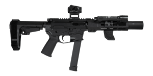 Shark Coast Tactical SCC06704SPBO9-D Sneeky Pete Deluxe w/Optic 9mm Luger 30+1 5.50ā³ Black Melonite Threaded Barrel Black Cerakote Receiver SB Tactical SBA3 Brace Vortex Crossfire Red Dot Streamlight ProTac Rail Light 2 Tiger Claw Grip Shark Coast Tactical SCC06704SPBO9-D Sneeky Pete Deluxe w/Optic 9mm Luger 30+1 5.50ā³ Black Melonite Threaded Barrel Black Cerakote Receiver SB Tactical SBA3 Brace Vortex Crossfire Red Dot Streamlight ProTac Rail Light 2 Tiger Claw Grip