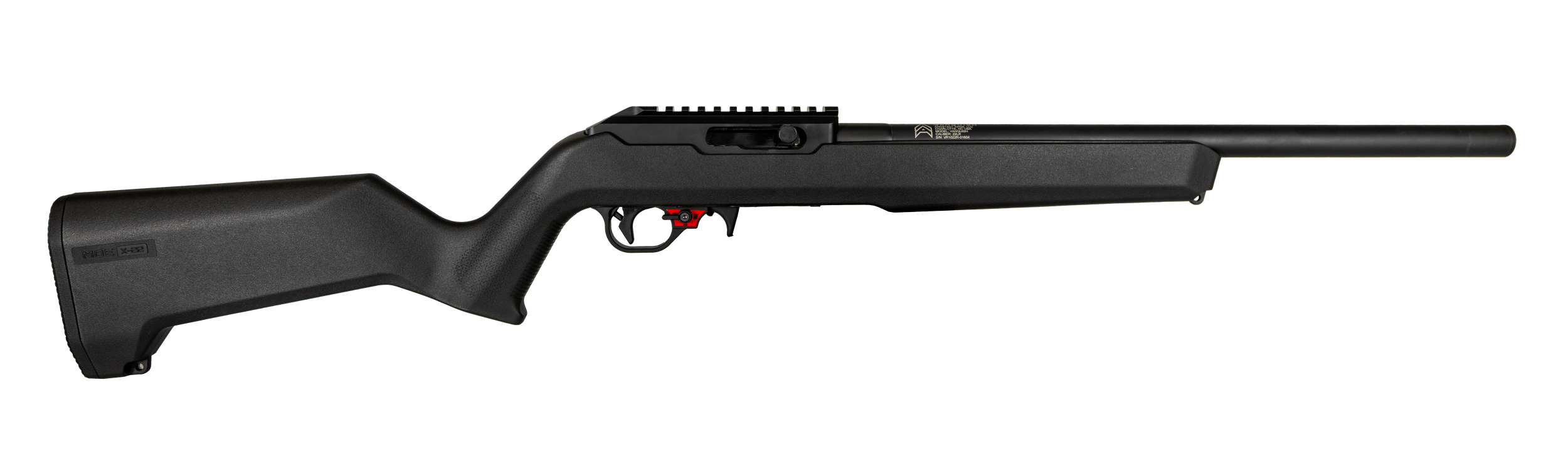 Franklin Armory 0290002BLK F22 V 22 LR 10+1 18″ Black Integrated Suppressor Barrel Black Hardcoat Anodize Aluminum Receiver w/Picatinny Rail Black Magpul MOE X-22 Synthetic Stock 22-EZ Binary Trigger Franklin Armory 0290002BLK F22 V 22 LR 10+1 18″ Black Integrated Suppressor Barrel Black Hardcoat Anodize Aluminum Receiver w/Picatinny Rail Black Magpul MOE X-22 Synthetic Stock 22-EZ Binary Trigger