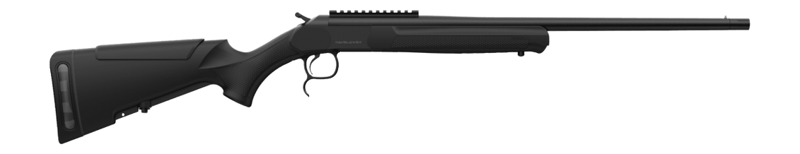 Retay USA GML270BLK20 Gamelander 270 Win 1rd 20" Black Chrome Single Shot Barrel Black Chrome Steel Receiver w/Picatinny Rail Matte Black Adjustable Cheek Piece Synthetic Stock Ambidextrous
