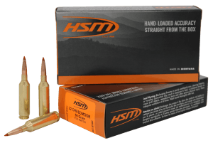 HSM 22CREED-2-N Match 22Creedmoor 88gr ELD Match 20 Per Box/25 Case