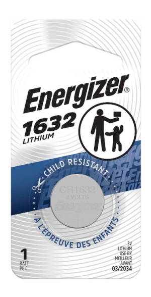 ENERGIZER ECR1632BP 1632 LITHIUM (6 PER CARTON)