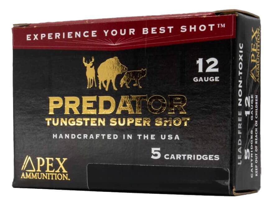 Apex Ammunition PK35-250BB Predator TSS 12Gauge 3.50" 2.50oz BBShot 5 Per Box/10 Case - Image 2
