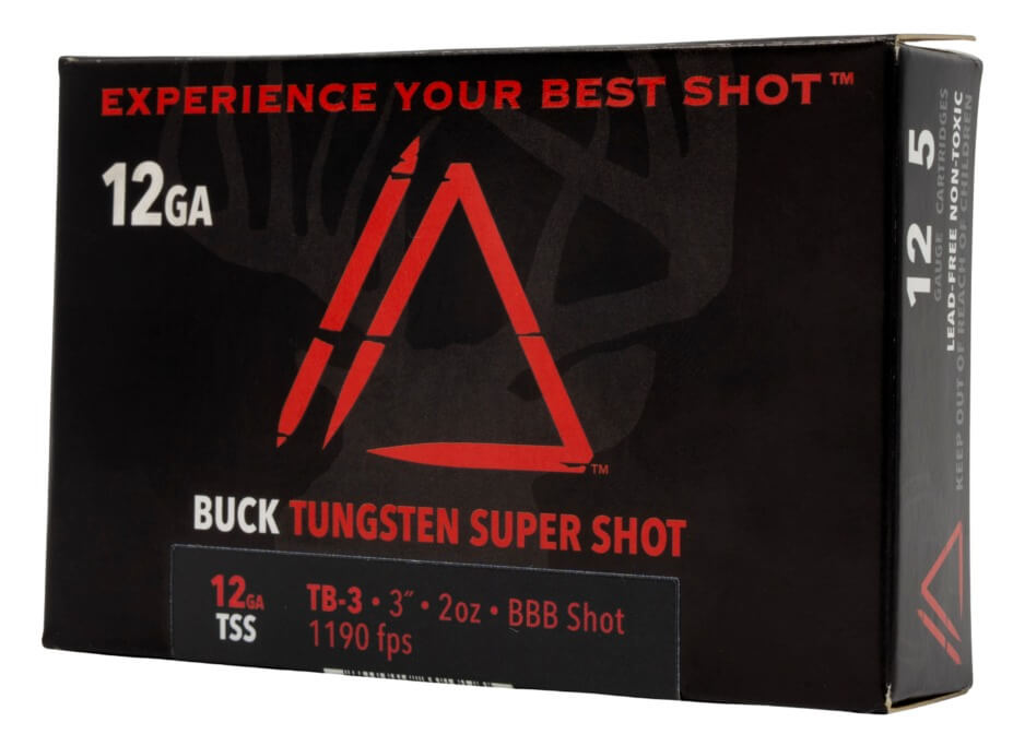 Apex Ammunition TB3-20BBB Predator TSS 12Gauge 3″ 2oz BBBShot 5 Per Box/10 Case Apex Ammunition TB3-20BBB Predator TSS 12Gauge 3″ 2oz BBBShot 5 Per Box/10 Case