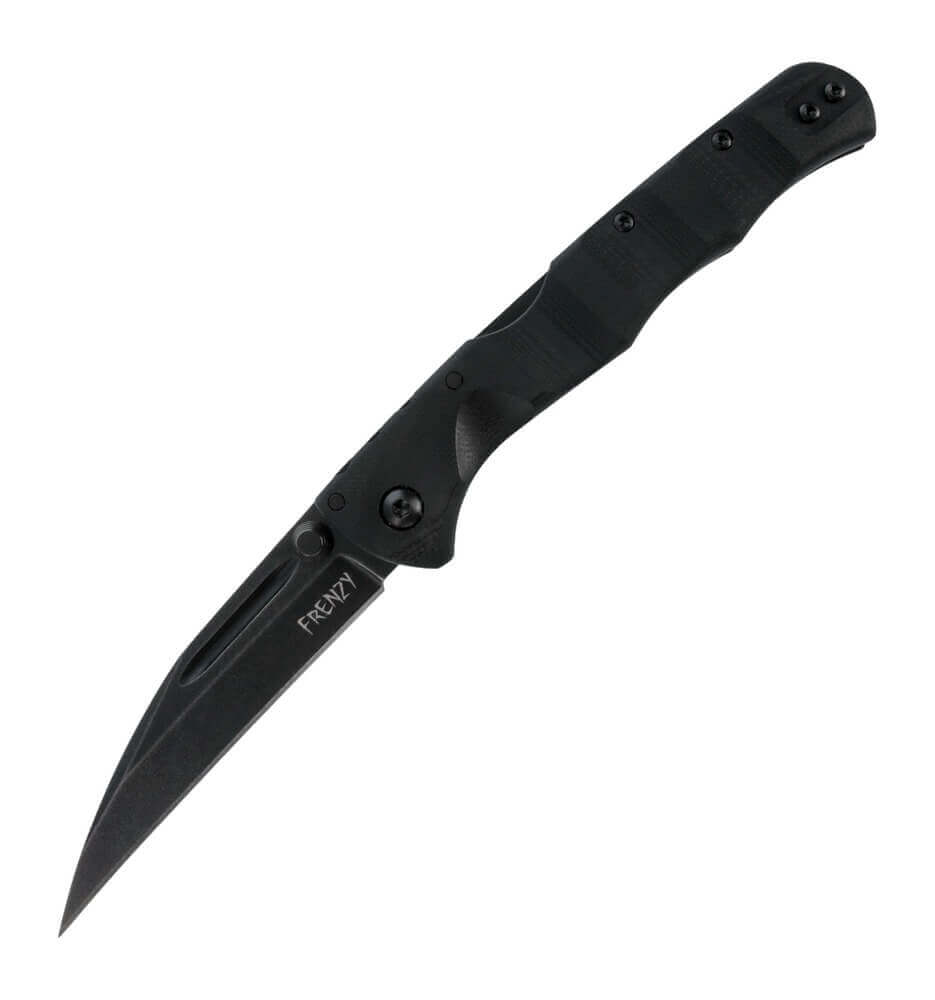 Cold Steel CSFL35FRNBKBK Frenzy II 5.50" Folding Sheepsfoot Plain Black S35VN SS Blade 6.75" Black G10 Handle - Image 4