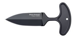 Cold Steel CS36MJ Drop Forged Push Knife 4ā³ Fixed Spear Point Plain Black Matte Baked-On Anti Rust 52100 High Carbon Steel Blade 2.75ā³ Black Kray-Ex Handle Cold Steel CS36MJ Drop Forged Push Knife 4ā³ Fixed Spear Point Plain Black Matte Baked-On Anti Rust 52100 High Carbon Steel Blade 2.75ā³ Black Kray-Ex Handle