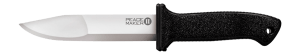 Cold Steel CS20PBL Peace Maker II 5.50" Fixed Clip Point Plain Satin 4116 SS Blade  Black Kray-Ex Handle