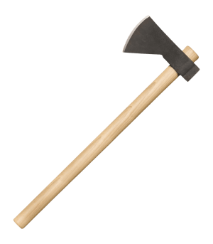 Cold Steel CS90QA Hudson Bay  Tomahawk Plain 1055 Carbon Steel Blade  American Hickory Handle 22" OAL