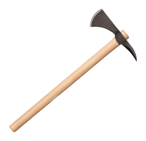 Cold Steel CS90SH Spike Hawk Tomahawk Plain 1055 Carbon Steel Blade  American Hickory Handle 22" OAL