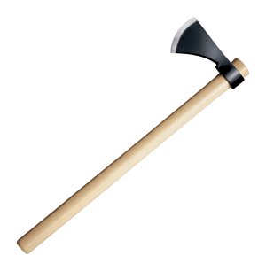 Cold Steel CS90FH Frontier Hawk 3.25" Plain 1055 Carbon Steel Blade American Hickory Handle 22" OAL