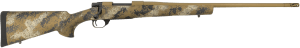 Howa HFN308SE 1500 Fence Line 308 Win 4+1 22" Flat Dark Earth Cerakote Threaded Barrel Flat Dark Earth Cerakote Aluminum Drilled & Tapped Receiver Scorched Earth Camo Fixed Synthetic Stock Right Hand