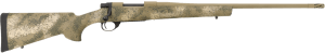 Howa HFN308PR 1500 Fence Line 308 Win 4+1 22" Burnt Bronze Cerakote Threaded Barrel Burnt Bronze Cerakote Aluminum Drilled & Tapped Receiver Prairie Reaper Camo Fixed Synthetic Stock Right Hand