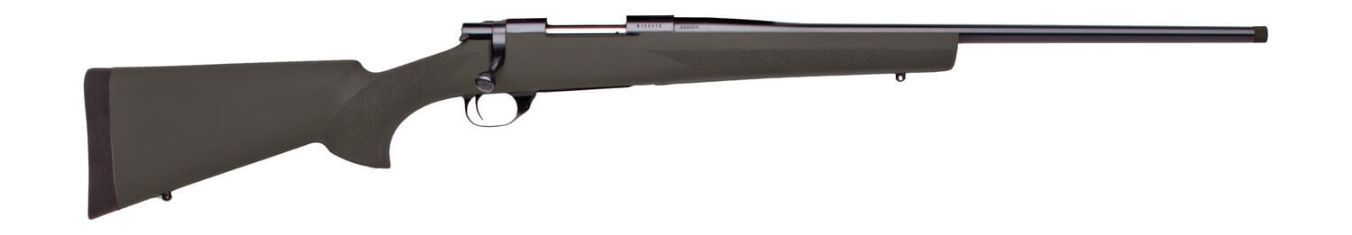 Howa HGR25CRB 1500 Hogue 25 Creedmoor 5+1 22" Matte Black Threaded Steel Barrel & Aluminum Drilled & Tapped Receiver Black Hogue OverMolded Synthetic Stock Right Hand - Image 2
