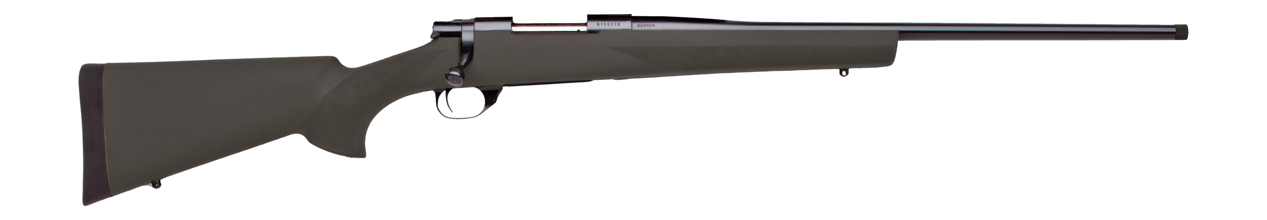 Howa HGR25CRB 1500 Hogue 25 Creedmoor 5+1 22" Matte Black Threaded Steel Barrel & Aluminum Drilled & Tapped Receiver Black Hogue OverMolded Synthetic Stock Right Hand