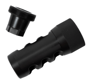 Area 419 419HF-BN-30-5824 Hellfire Self Timing Brake 7mm/30Cal 5/8"x24 Threads Black Nitride Steel 6" OAL