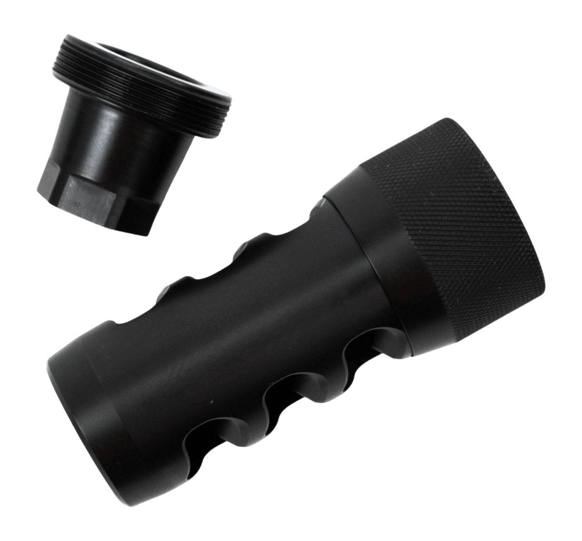 Area 419 419HF-BN-30-5824 Hellfire Self Timing Brake 7mm/30Cal 5/8"x24 Threads Black Nitride Steel 6" OAL