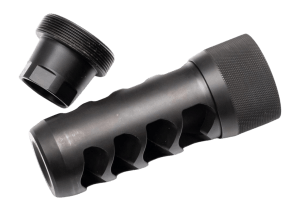 Area 419 419-SW-30-BN-5824 Sidewinder Magnum Self Timing Brake 30 Cal 5/8ā³x24 Threads Black Nitride Steel 5.60ā³ OAL Area 419 419-SW-30-BN-5824 Sidewinder Magnum Self Timing Brake 30 Cal 5/8ā³x24 Threads Black Nitride Steel 5.60ā³ OAL