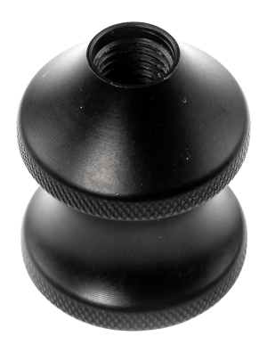 Area 419 419-KNOB-DEF Bolt Knob Black Anodized Aluminum Defiance