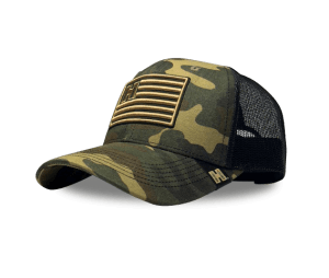 Hornady Gear 34350 Camo Trucker American Flag W/ H