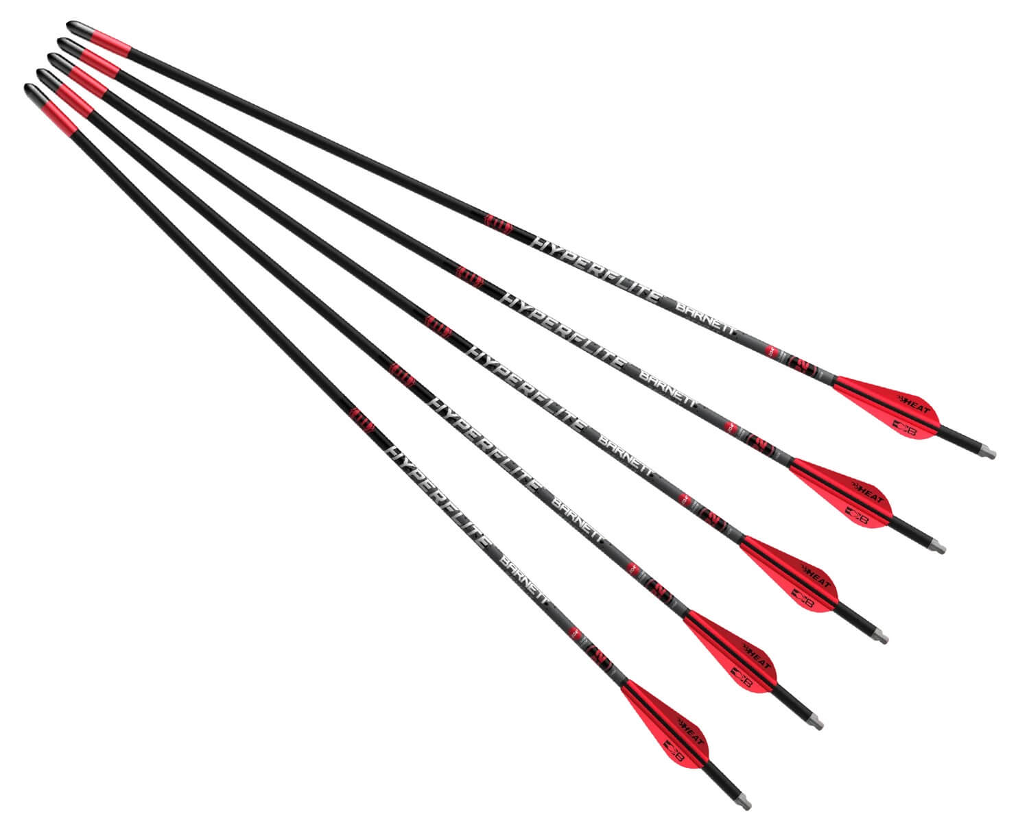 Barnett Outdoors BAR20043 Hyperflite Red/White 22″ 5 Pack Barnett Outdoors BAR20043 Hyperflite Red/White 22″ 5 Pack