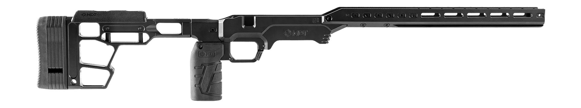 Mdt Sporting Goods Inc 115057BLK The Competitor LSS Gen3 Black Aluminum Fits Ruger American Long Action 27" OAL Right Hand