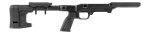 Mdt Sporting Goods Inc 115059BLK The Worker LSS Gen3 Black Aluminum Fits Ruger American Long Action 27" OAL Right Hand
