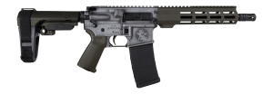 Shark Coast Tactical SCC07336BOMB-P Bomber 5.56 NATO 30+1 10.50" Black Nitride Threaded Barrel  Aluminum Receiver w/Picatinny Rail  M-LOK Handguard  Polymer SB Tactical SBA3 Brace  Magpul MOE Grip  Right Hand
