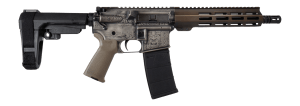 Shark Coast Tactical SCC07527VIK-P Viking 5.56 NATO 30+1 10.50" Black Nitride Threaded Barrel Aluminum Receiver w/Picatinny Rail M-LOK Handguard Polymer SB Tactical SBA3 Brace Magpul MOE Grip Right Hand