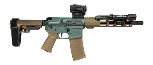 Shark Coast Tactical SCC06568GOB300-P Goblin Bundle 300 Blackout 30+1 10" Threaded Barrel  Aluminum Receiver w/Picatinny Rail  M-LOK Handguard  Polymer SB Tactical SBA3 Brace  Streamlight ProTac Rail Light 2  Vortex Crossfire Red Dot  Magpul MOE Grip