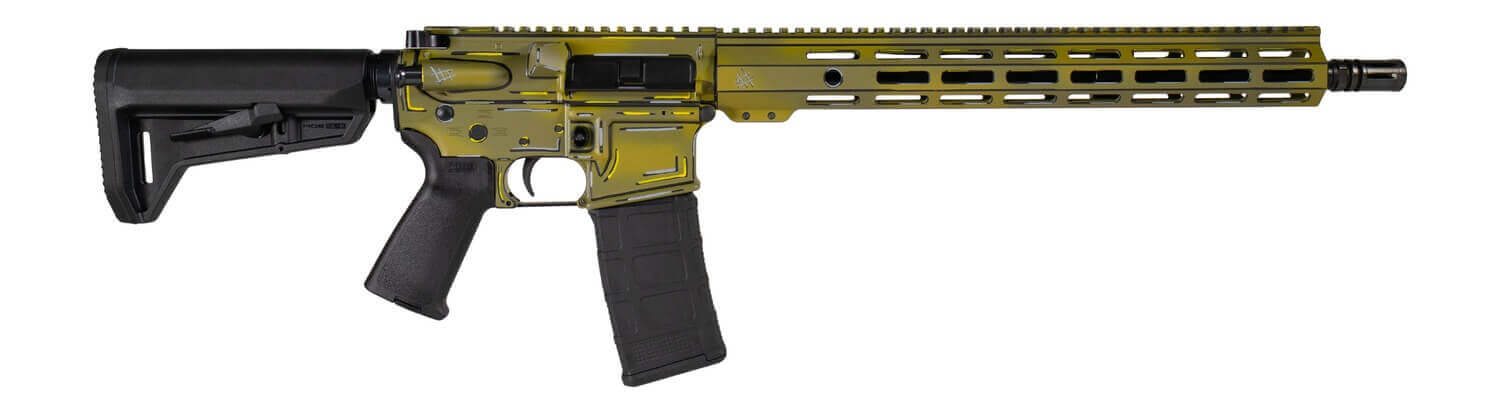 Shark Coast Tactical SCC101921BAZJ Bazooka Joe 5.56 NATO 30+1 16" Black Melonite Threaded Barrel Aluminum Receiver w/Picatinny Rail M-LOK Handguard Magpul MOE SL Black Polymer Stock Magpul MOE Grip Right Hand - Image 2