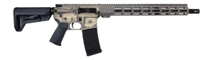 Shark Coast Tactical 300-111-1000-27 Military 5.56 NATO 30+1 16" Black Melonite Threaded Barrel 2-Tone FDE Cerakote Aluminum Receiver w/Picatinny Rail M-LOK Handguard Magpul MOE SL Black Polymer Stock Magpul MOE Grip Right Hand