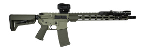 Shark Coast Tactical SCC04137GKNL Grassy Knoll Bundle 5.56 NATO 30+1 16" Black Melonite Threaded Barrel 2-Tone Green Cerakote Aluminum Receiver w/Picatinny Rail M-LOK Handguard Magpul MOE SL OD Green Polymer Stock Magpul MOE Grip Right Hand