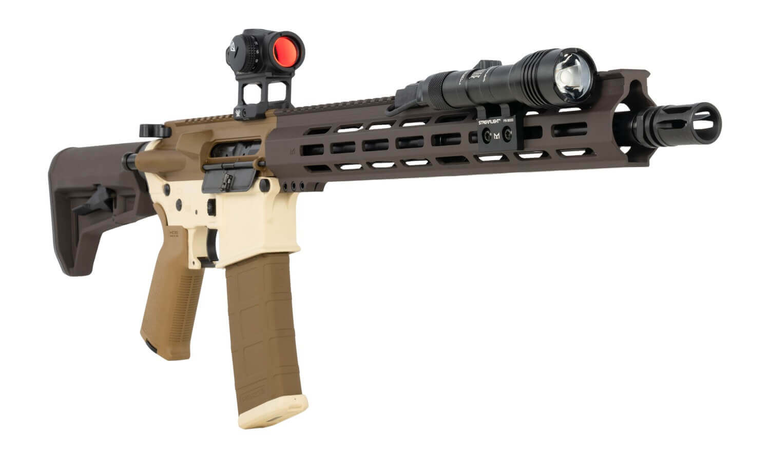 Shark Coast Tactical SCC06582DRAKE Drake Bundle 5.56 NATO 30+1 16" Black Melonite Threaded Barrel Aluminum Receiver w/Picatinny Rail M-LOK Handguard Magpul MOE SL Black Polymer Stock Magpul MOE Grip Right Hand - Image 3