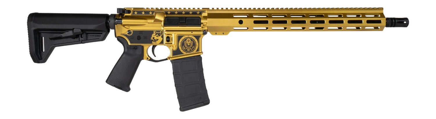 Shark Coast Tactical 300144100002CC FDE *CA Compliant 5.56 NATO 10+1 16" Black Melonite Threaded Barrel Flat Dark Earth Cerakote Aluminum Receiver w/Picatinny Rail M-LOK Handguard Magpul MOE SL Black Polymer Stock Magpul MOE Grip Right Hand - Image 2