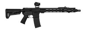 Shark Coast Tactical SCTARMCC Midnight Bundle *CA Compliant 5.56 NATO 10+1 16" Black Melonite Threaded Barrel Black Cerakote Aluminum Receiver w/Picatinny Rail M-LOK Handguard Magpul MOE SL Black Polymer Stock Magpul MOE Grip Right Hand
