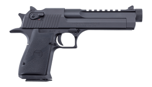 Magnum Research DE50THR Desert Eagle Mark XIX 50 AE 7+1 6" Black Oxide Threaded Barrel Serrated Slide & Carbon Steel Frame w/Beavertail