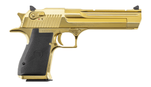 Magnum Research DE44CAG Desert Eagle Mark XIX *CA Compliant 357 Mag 9+1 6" Accessory Rail Barrel Gold Zirconium Nitride Serrated Slide & Frame