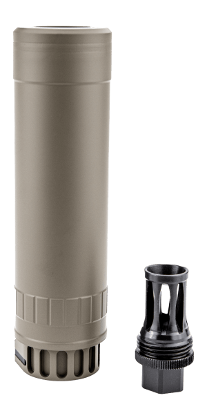 Kgm Suppressors RT-R556A2-TI-QD-FDE R556A2 5.56mm 1.75" FDE Stainless Steel/Inconel 1/2"x28