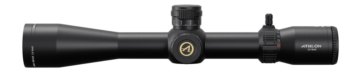 Athlon 212132 Ares HLR Black 2.5-15x 42mm 30mm Tube Illuminated MIL Reticle - Image 4