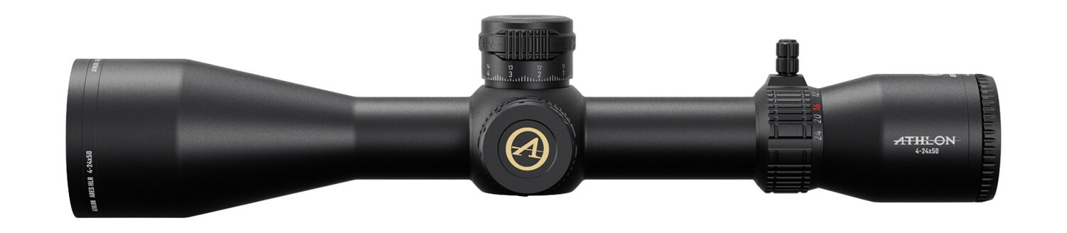 Athlon 212135 Ares HLR Black 4-24x 42mm 30mm Tube Illuminated MIL Reticle Athlon 212135 Ares HLR Black 4-24x 42mm 30mm Tube Illuminated MIL Reticle
