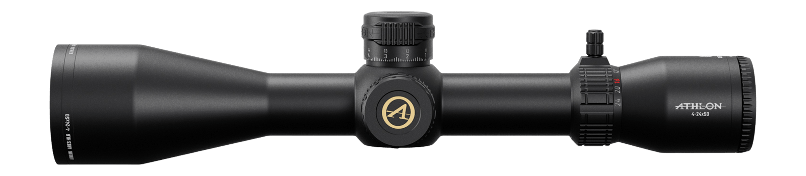 Athlon 212135 Ares HLR Black 4-24x 42mm 30mm Tube Illuminated MIL Reticle Athlon 212135 Ares HLR Black 4-24x 42mm 30mm Tube Illuminated MIL Reticle