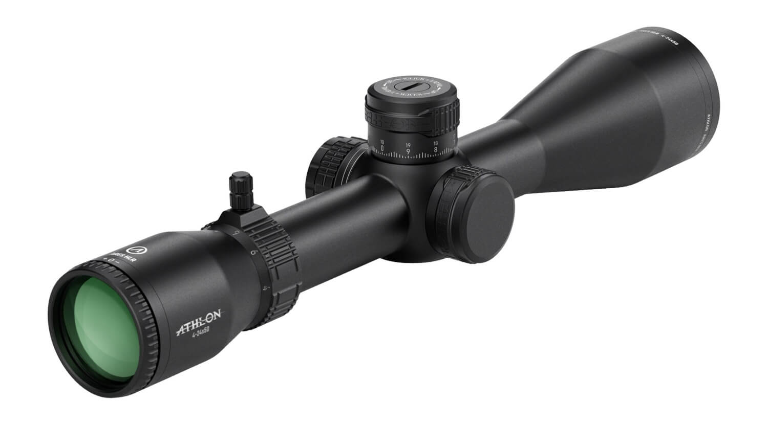Athlon 212135 Ares HLR Black 4-24x 42mm 30mm Tube Illuminated MIL Reticle Athlon 212135 Ares HLR Black 4-24x 42mm 30mm Tube Illuminated MIL Reticle