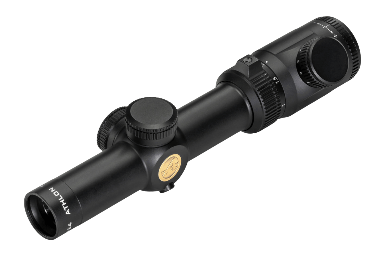Athlon 215024P Talos BTR Gen2 Black 1-4x 24mm 30mm Tube Illuminated ATMR6 MOA Reticle