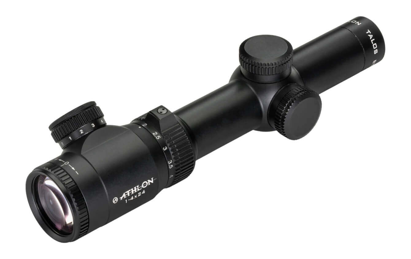 Athlon 215024P Talos BTR Gen2 Black 1-4x 24mm 30mm Tube Illuminated ATMR6 MOA Reticle - Image 2