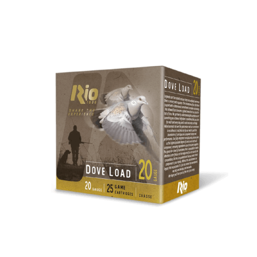 Rio Ammunition RDL208 Dove Load 20 Gauge 2.75" 8 Shot 25 Per Box/10 Case