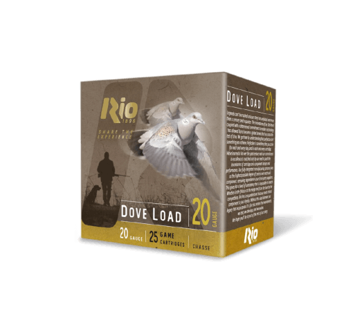 Rio Ammunition RDL2075 Dove Load 20 Gauge 2.75" 7.5 Shot 25 Per Box/10 Case