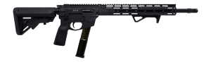 Freedom Ordance FX9R16E-BLK FX9R Elite 9mm Luger 16" Black Nitride Barrel Black Anodized Aluminum Receiver w/Picatinny Rail Black B5 Bravo Polymer Stock B5 P Type Grip