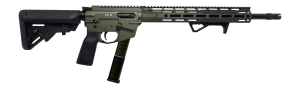 Freedom Ordance FX9R16E-ODG FX9R Elite 9mm Luger 16" Black Nitride Barrel OD Green Anodized Aluminum Receiver w/Picatinny Rail Black B5 Bravo Polymer Stock B5 P Type Grip