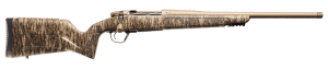 Christensen Arms 801-15014-01 Evoke Mossy Oak 6.5 PRC 4+1 22" Flat Dark Earth Cerakote Threaded Barrel Flat Dark Earth Cerakote Drilled & Tapped Receiver Picatinny Rail Forend Mossy Oak Bottomland Fixed Synthetic Stock